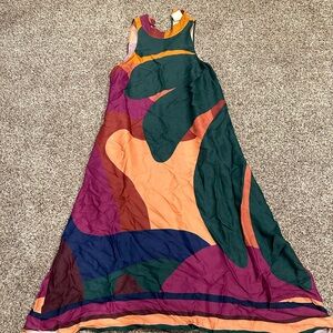 Multicolored farm Rio dress for anthropology size large